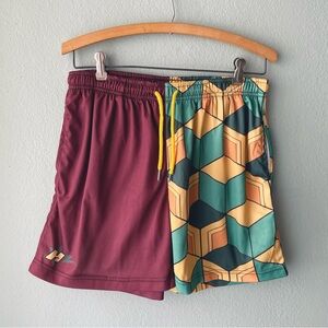 🪲3/$12🪲 Unbranded | Demon Slayer Anime Water Pillar Basketball Shorts